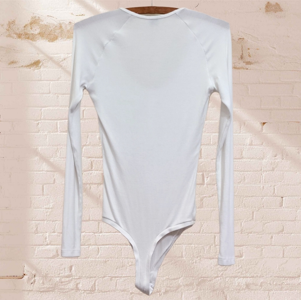 ALIX NYC Horatio Thong Bodysuit in White | REVOLVE Size Small - Picture 4 of 7